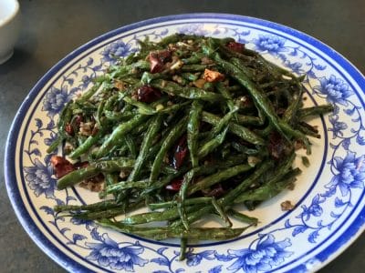 Golden Loong's 43 Deep Fried Green Bean dish